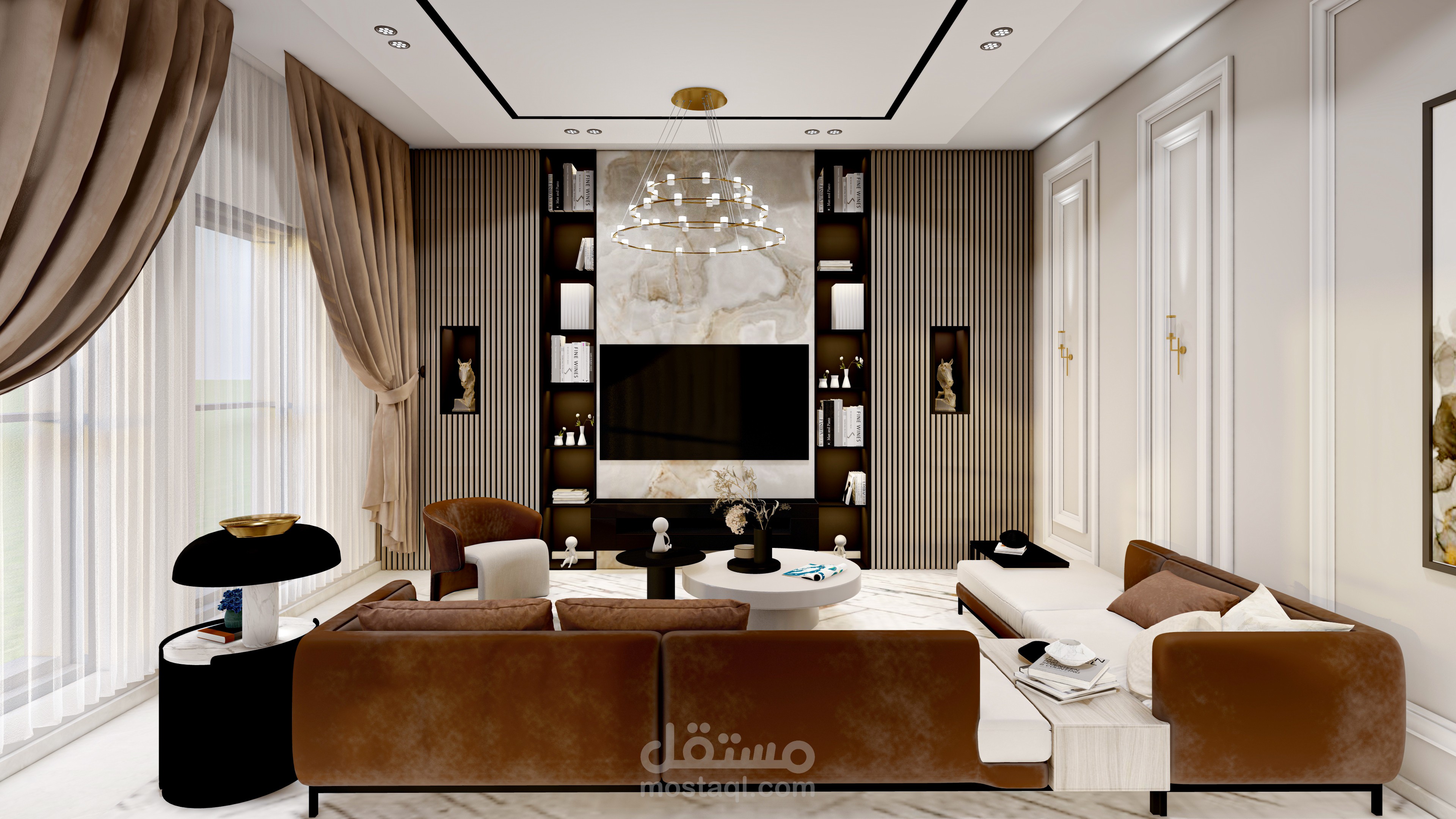 معيشة مع طعام