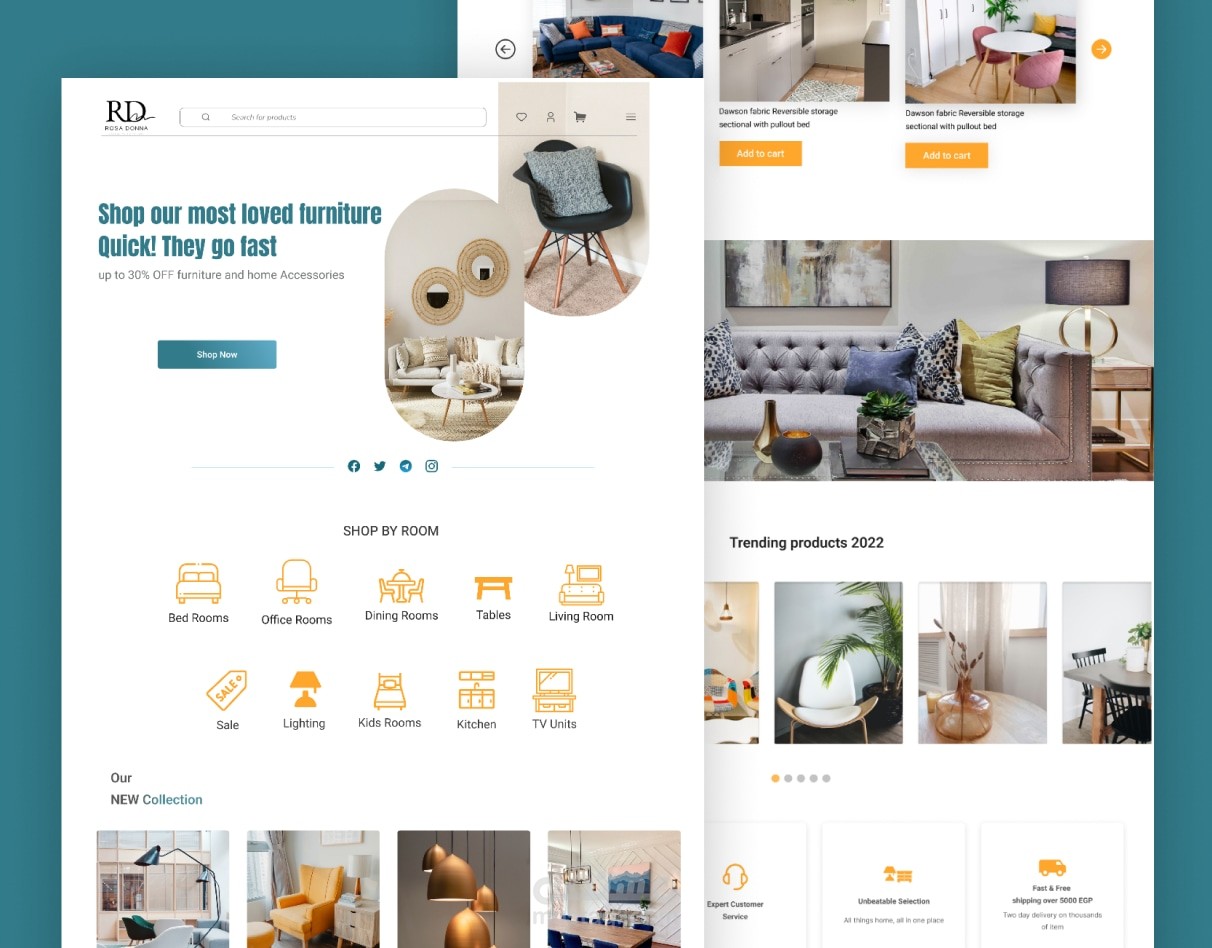 Online furniture store