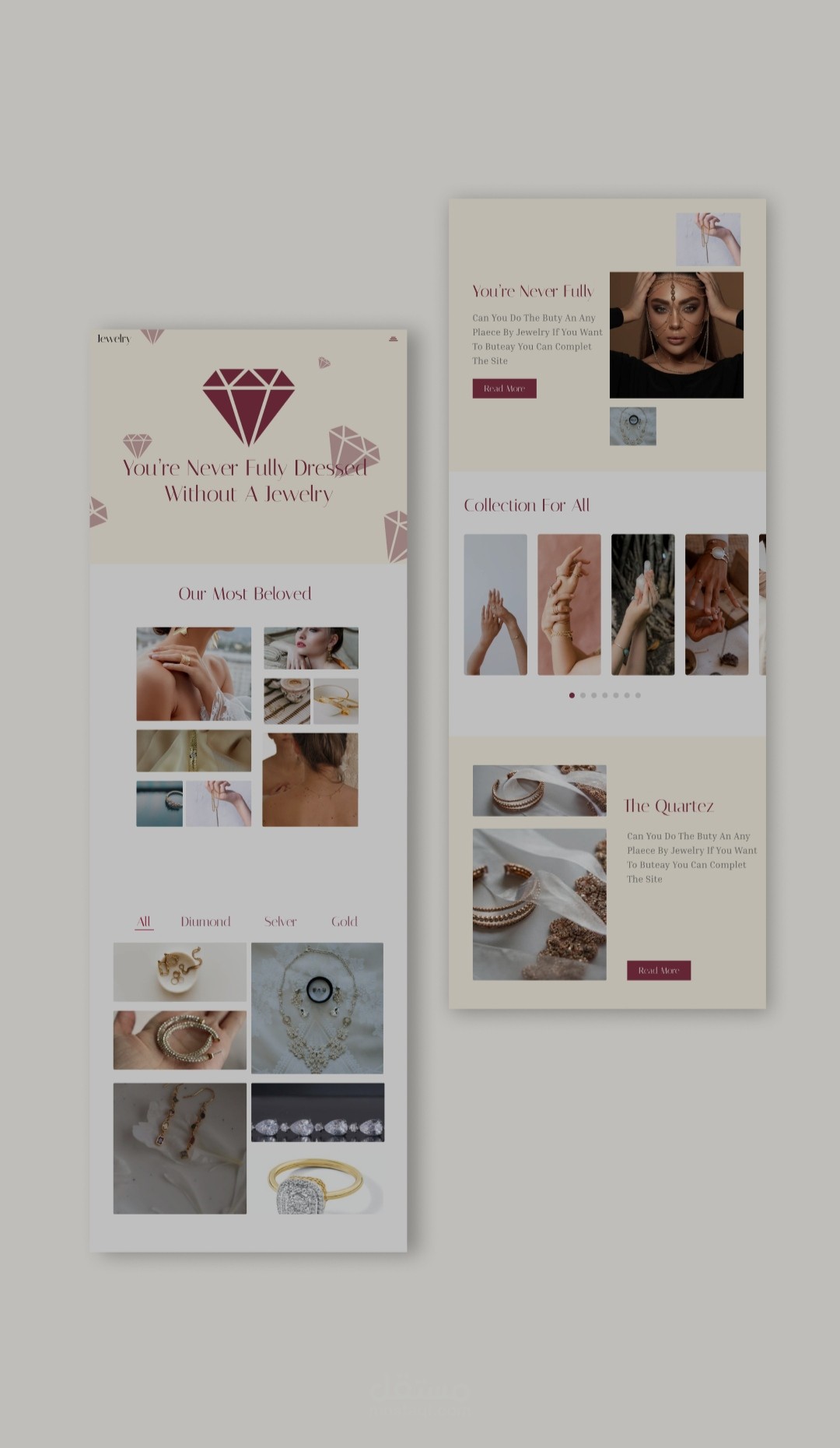 موقع لبيع المجوهرات