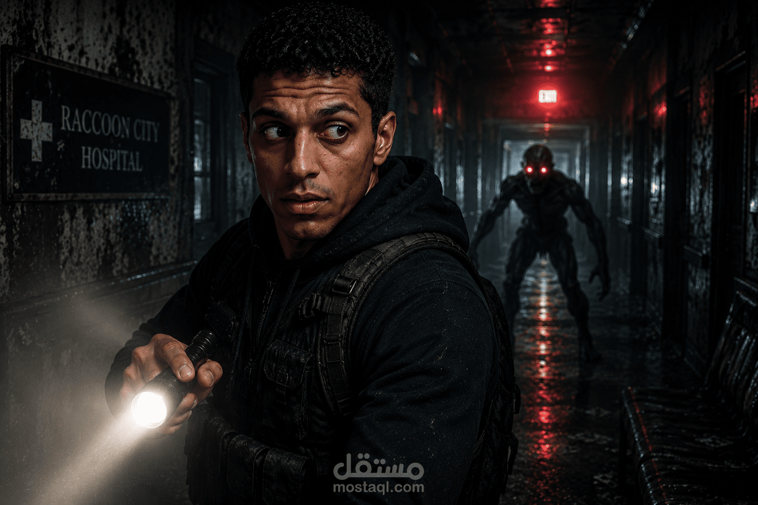 فيديو سينمائي قصير بأسلوب الرعب