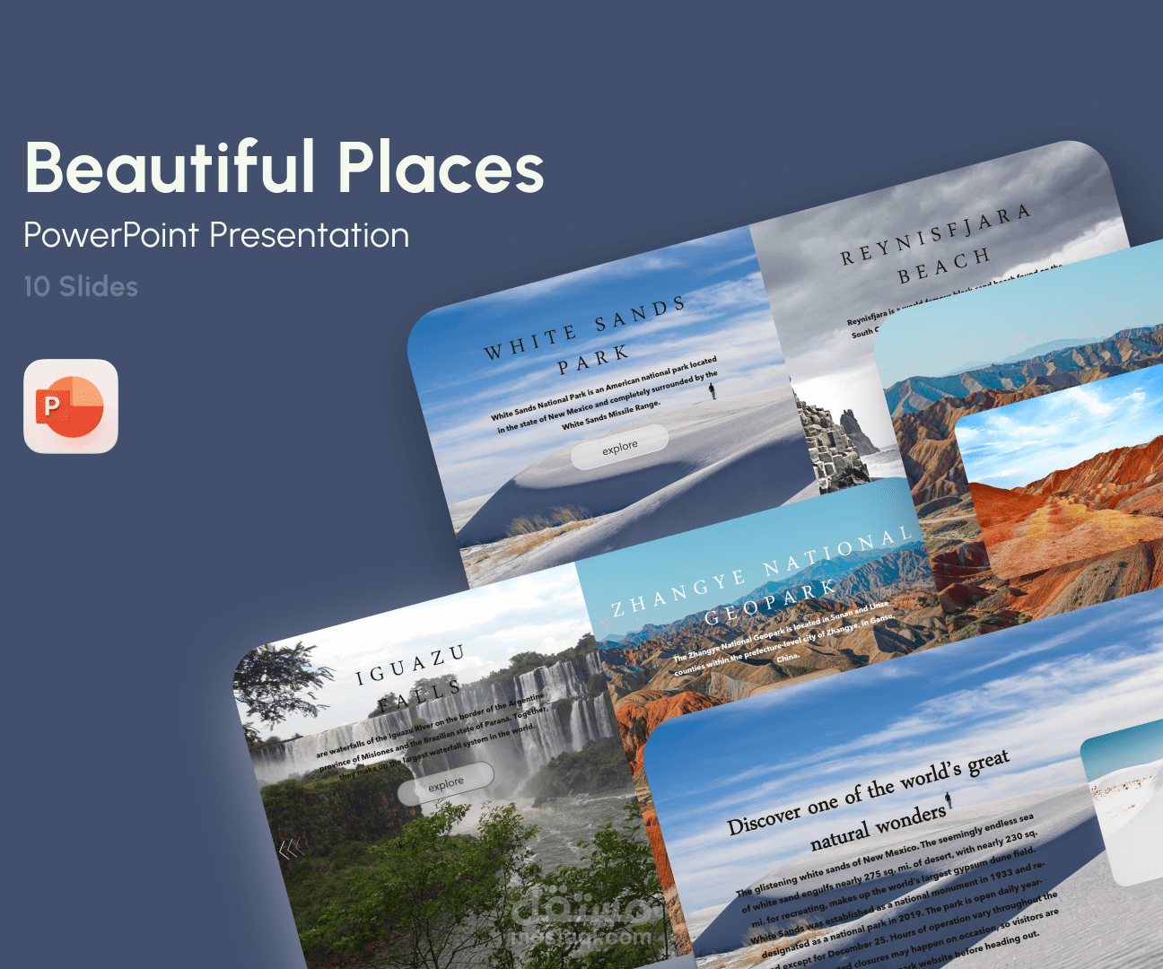 عرض تقديمي عن بعض الأماكن الجميلة