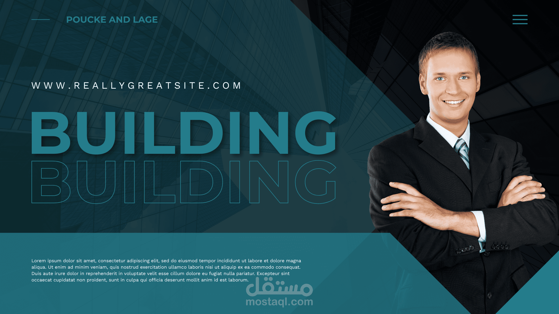 إنشاء موقع شخصي أو بورتفوليو احترافي يعرض أعمالك بتصميم جذاب