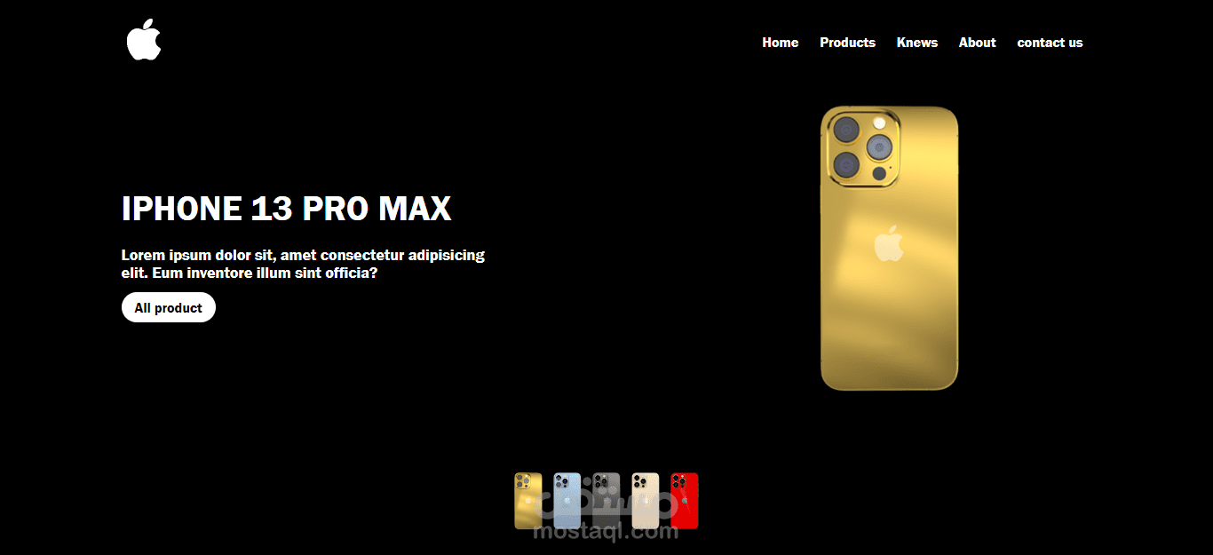 landing-page and online store