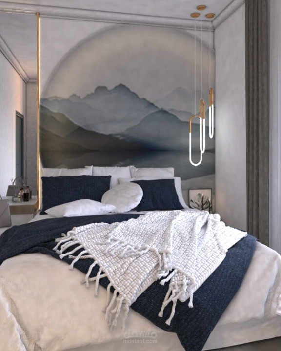 modern bed room