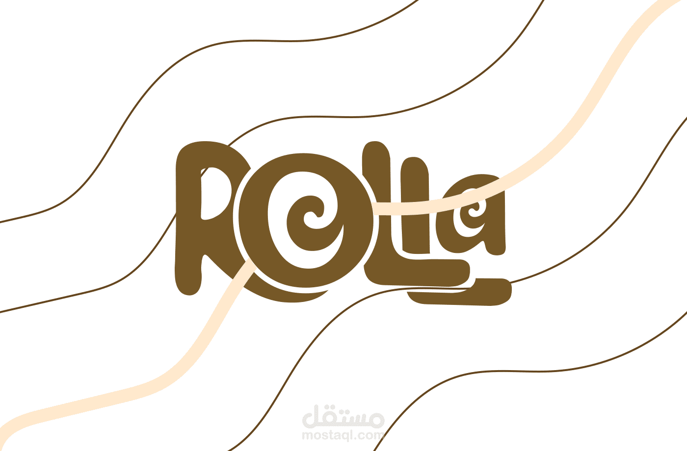 Rolla | desserts brand identity.