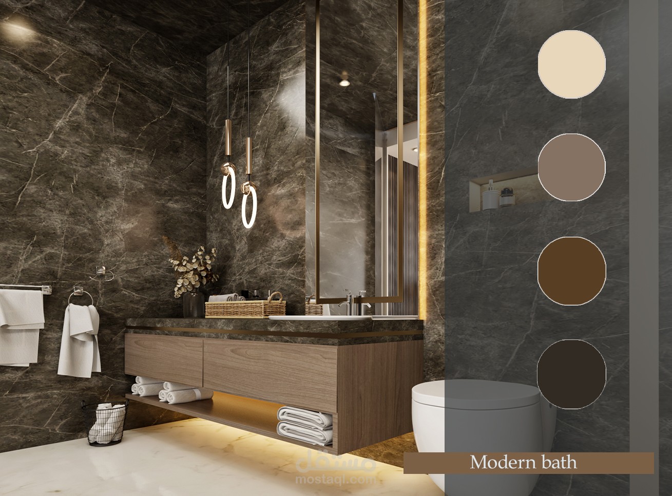 Modern bathroom