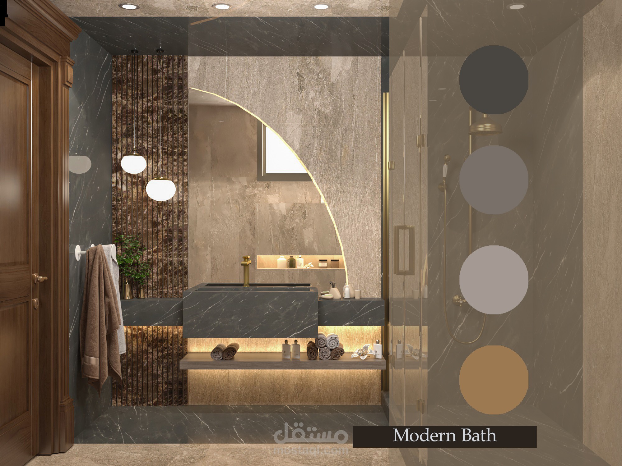 Modern bathroom