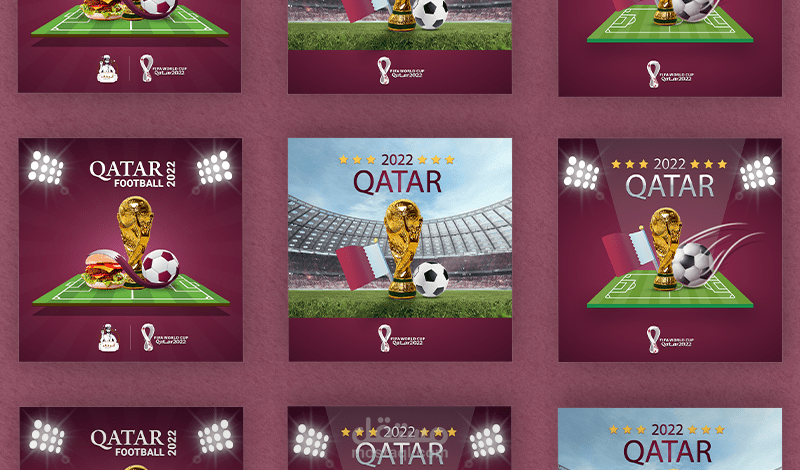 تصاميم سوشيال ميديا ( كأس العالم ) - قطر 2022