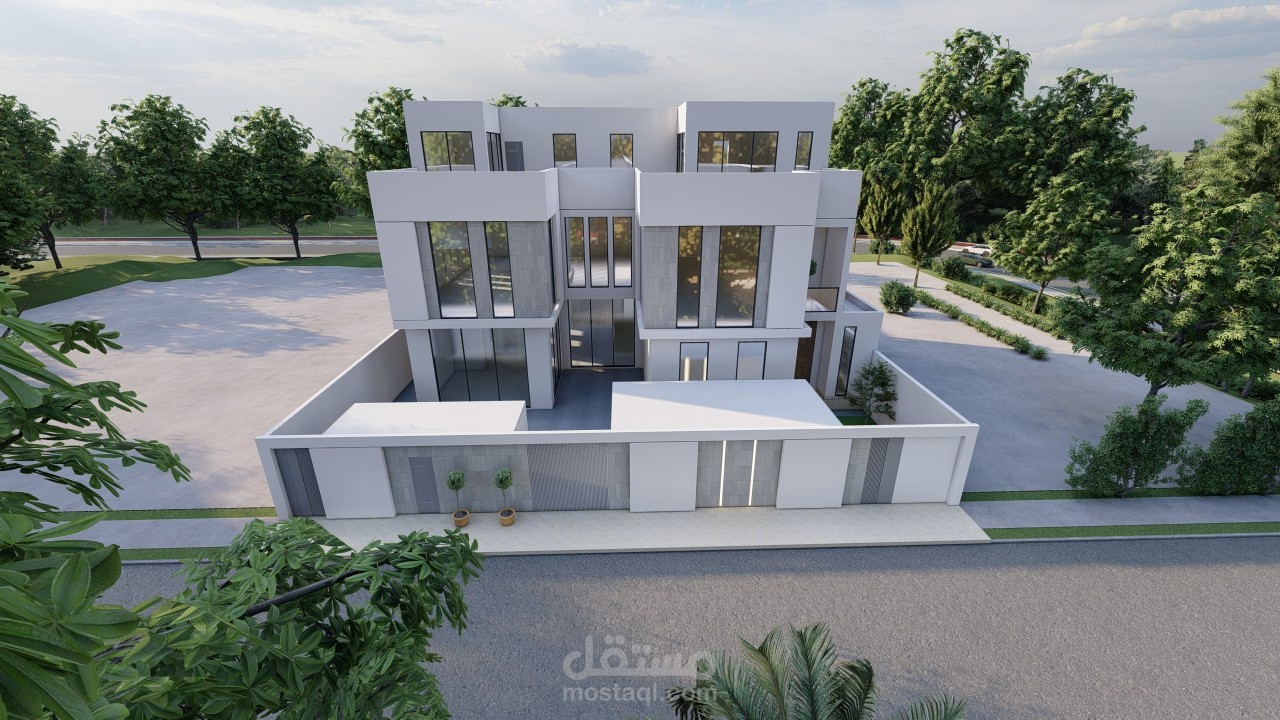 تصميمي لفيلا سكنية في المملكة العربية السعودية