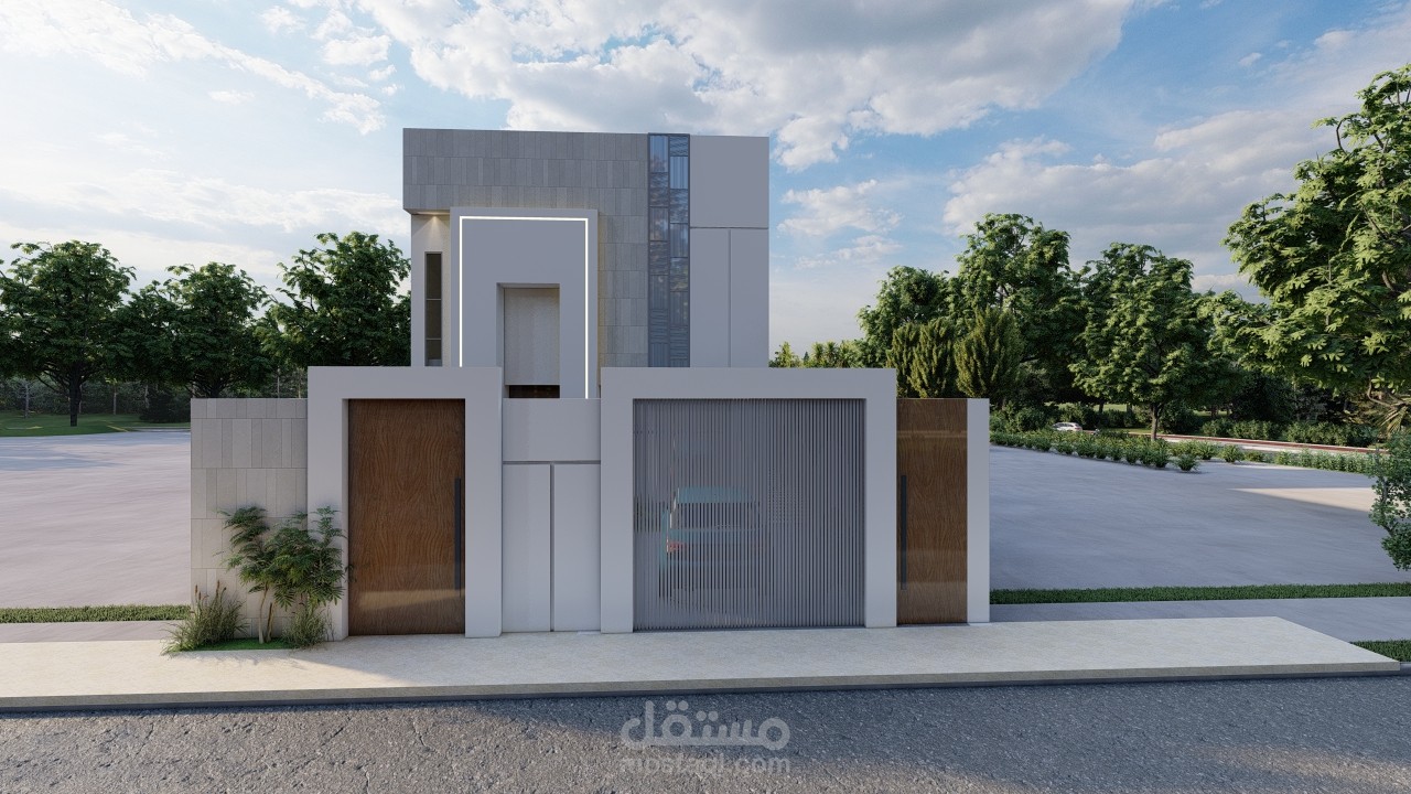 تصميمي لفيلا سكنية في المملكة العربية السعودية
