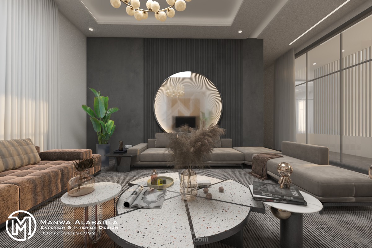 تصميم داخلي لفيلا سكنية في المملكة العربية السعودية