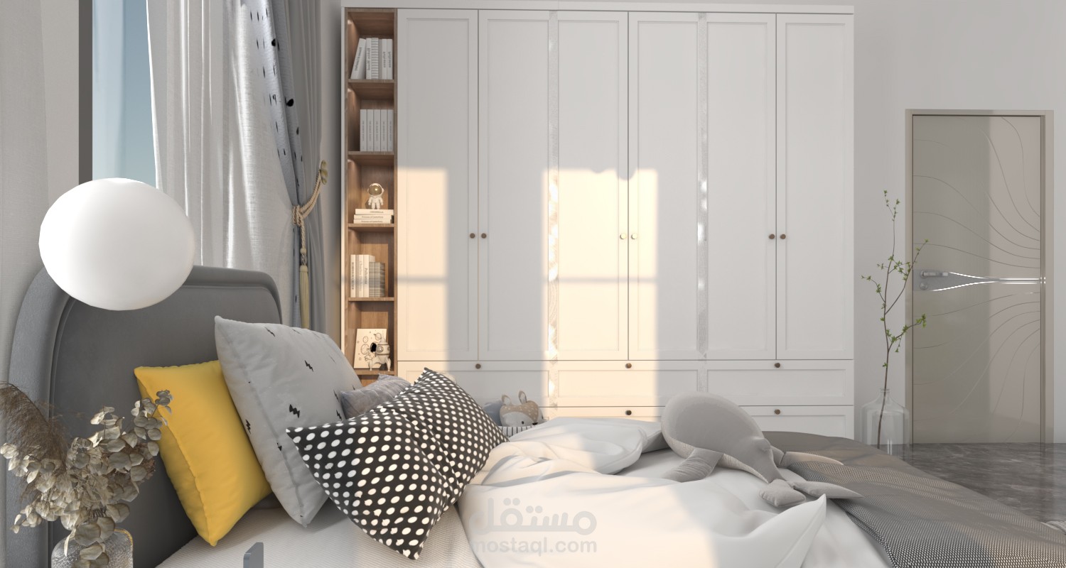 تصميم داخلي لفيلا سكنية في المملكة العربية السعودية