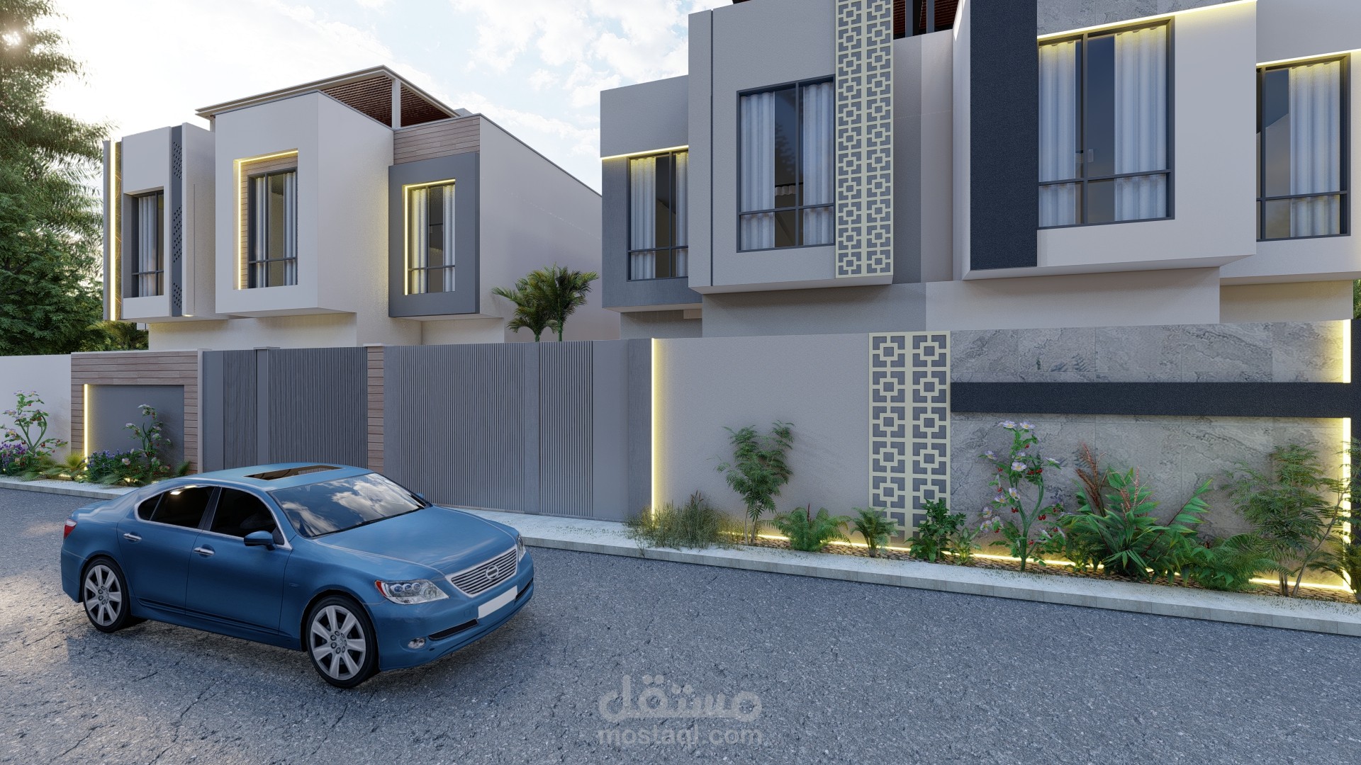 تصميمي لفيلا سكنية في المملكة العربية السعودية