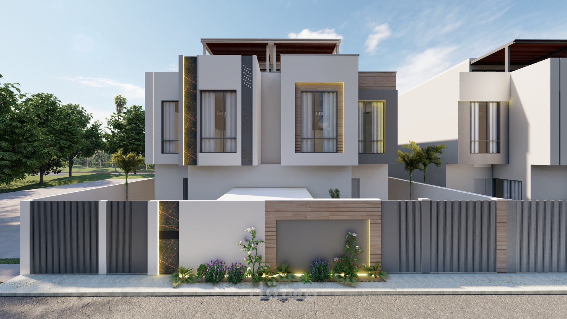 تصميمي لفيلا سكنية في المملكة العربية السعودية