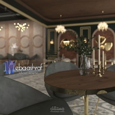 تصميم كافيه و مطعم