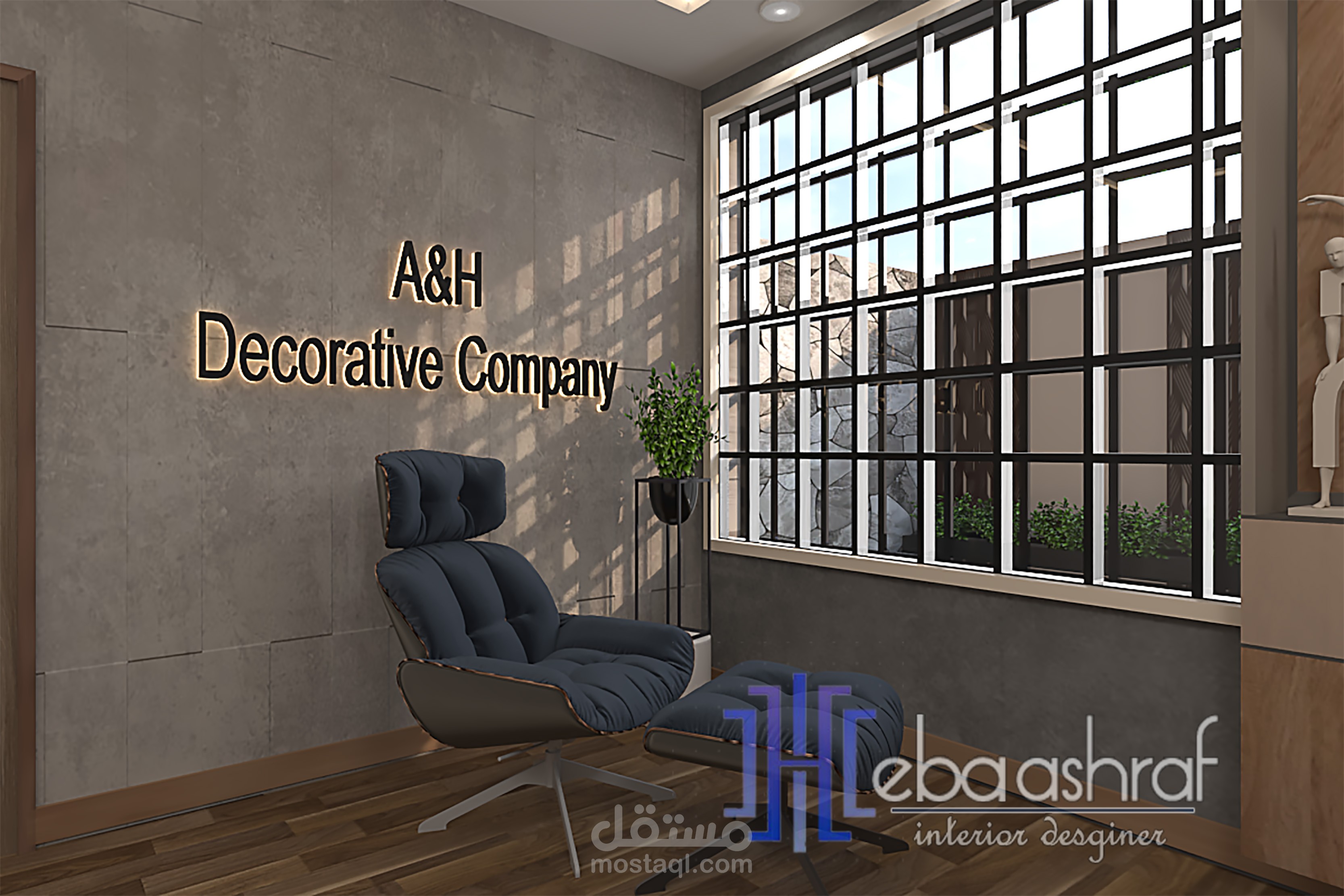 مقر شركة للمقاولات بالرياض