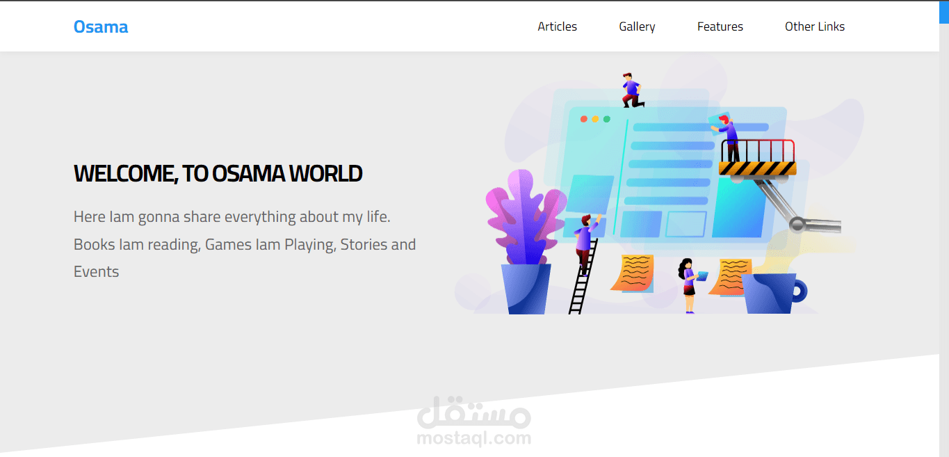 professional landing page