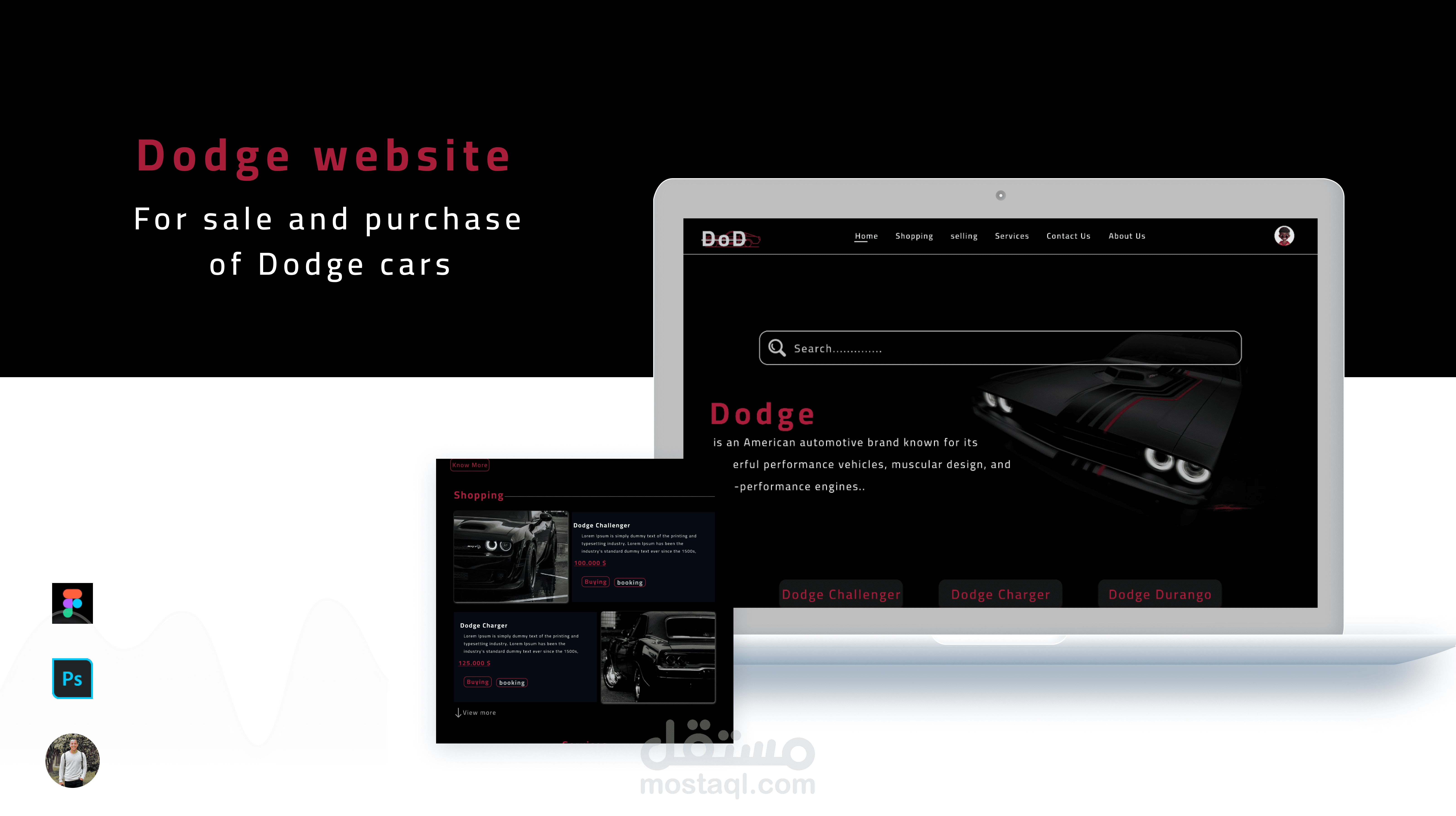 Dodge website