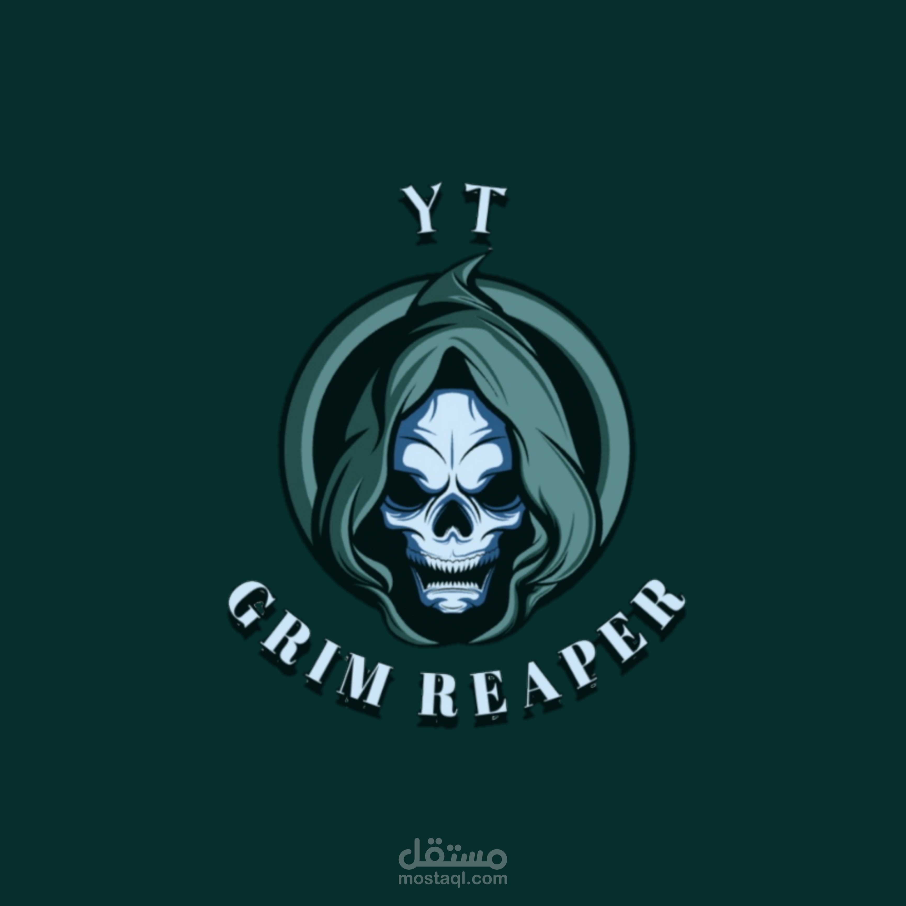 شعار لليوتيوبر "CRIM REAPER" لألعاب الفيديو