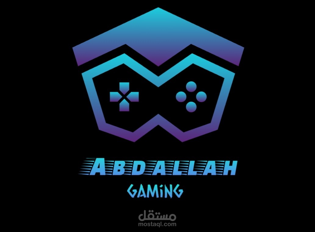 شعار لأحد الستريمرز "Abdellah Gaming"