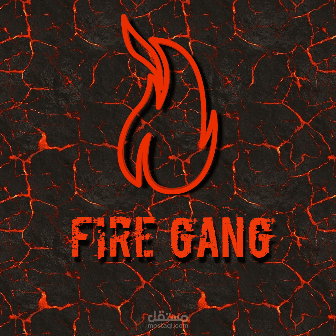 تصميم شعار لفريق "FIRE GANG"