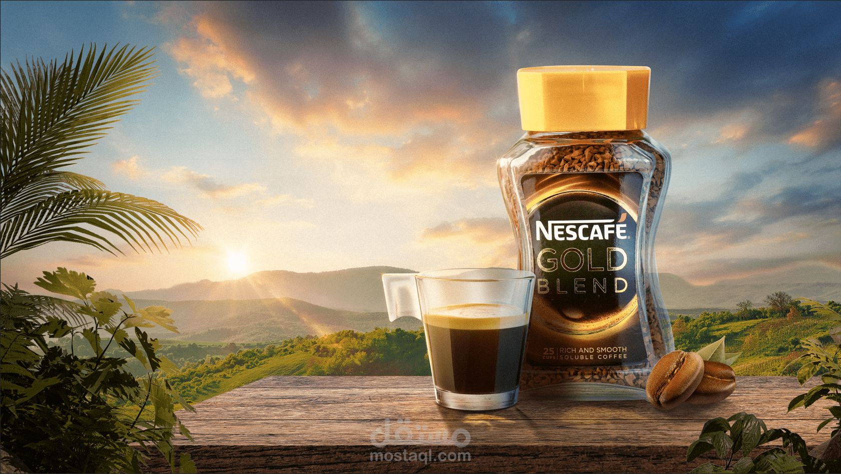 اعلان تجريبي شركة NESCAFE