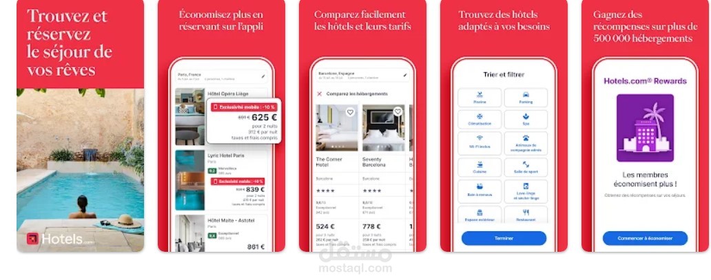 application reservation hotel