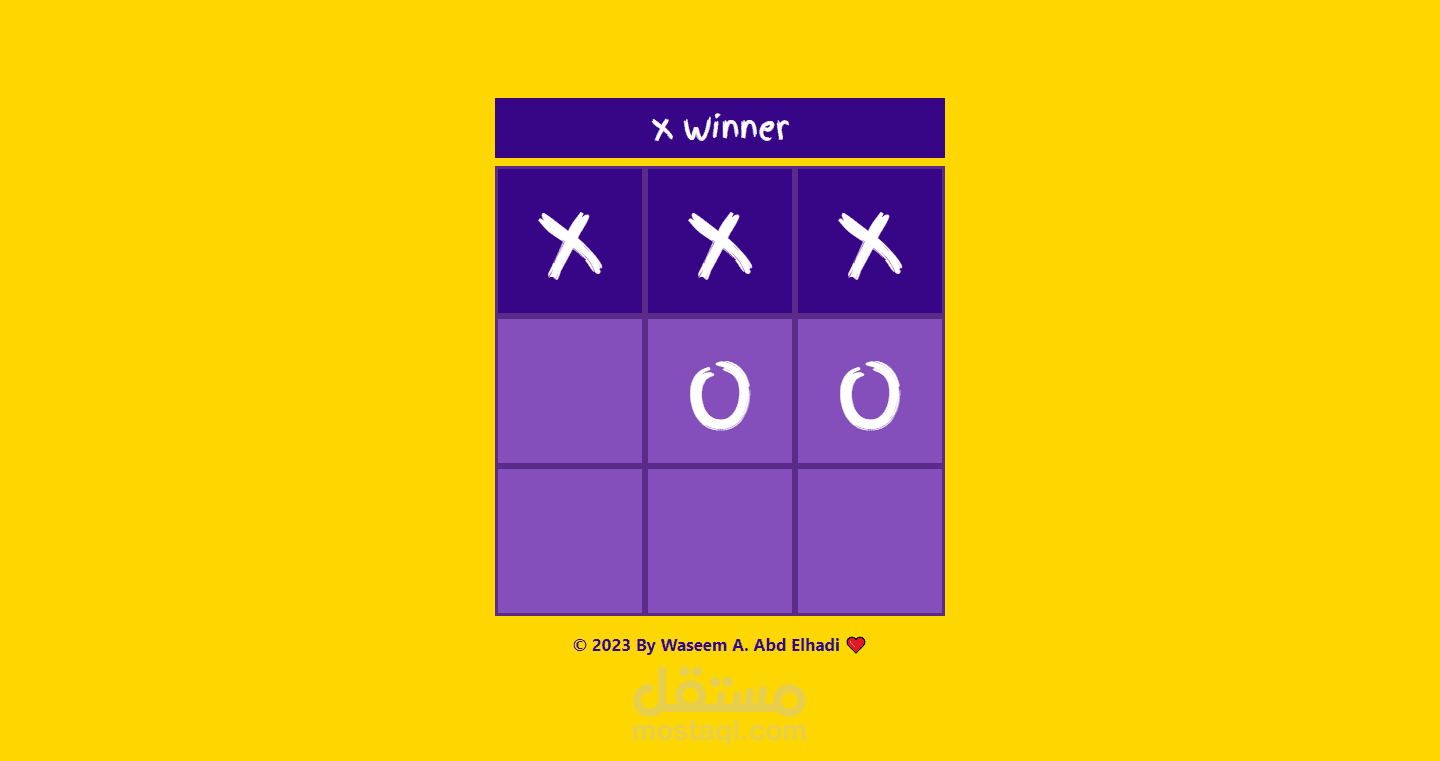 Tic-Tac-Toe-Game (X O)