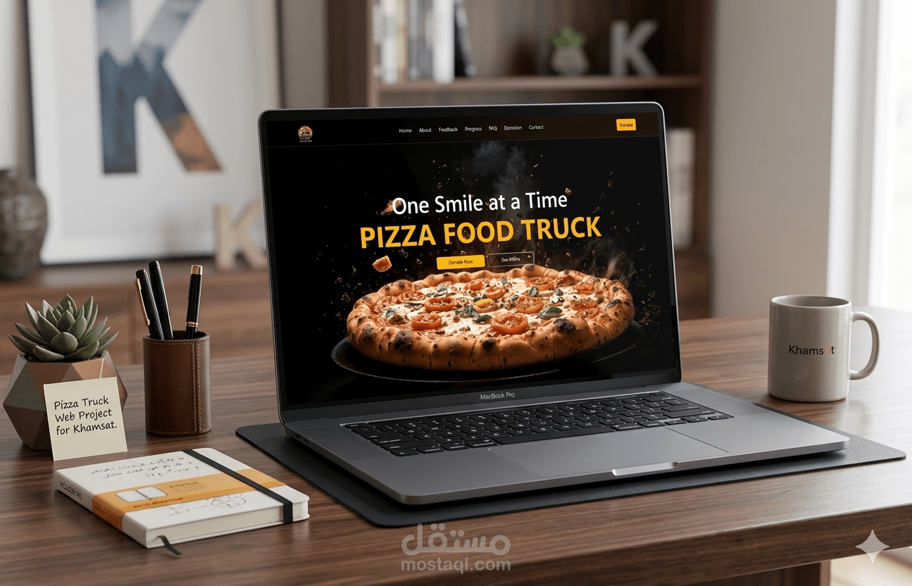 PizzaTruck – Online Donation Platform