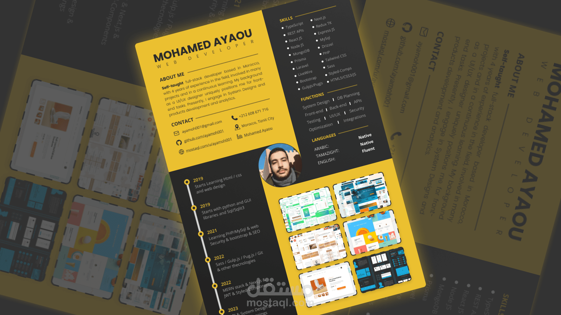 سيرة محمد أياو الذاتية (CV)