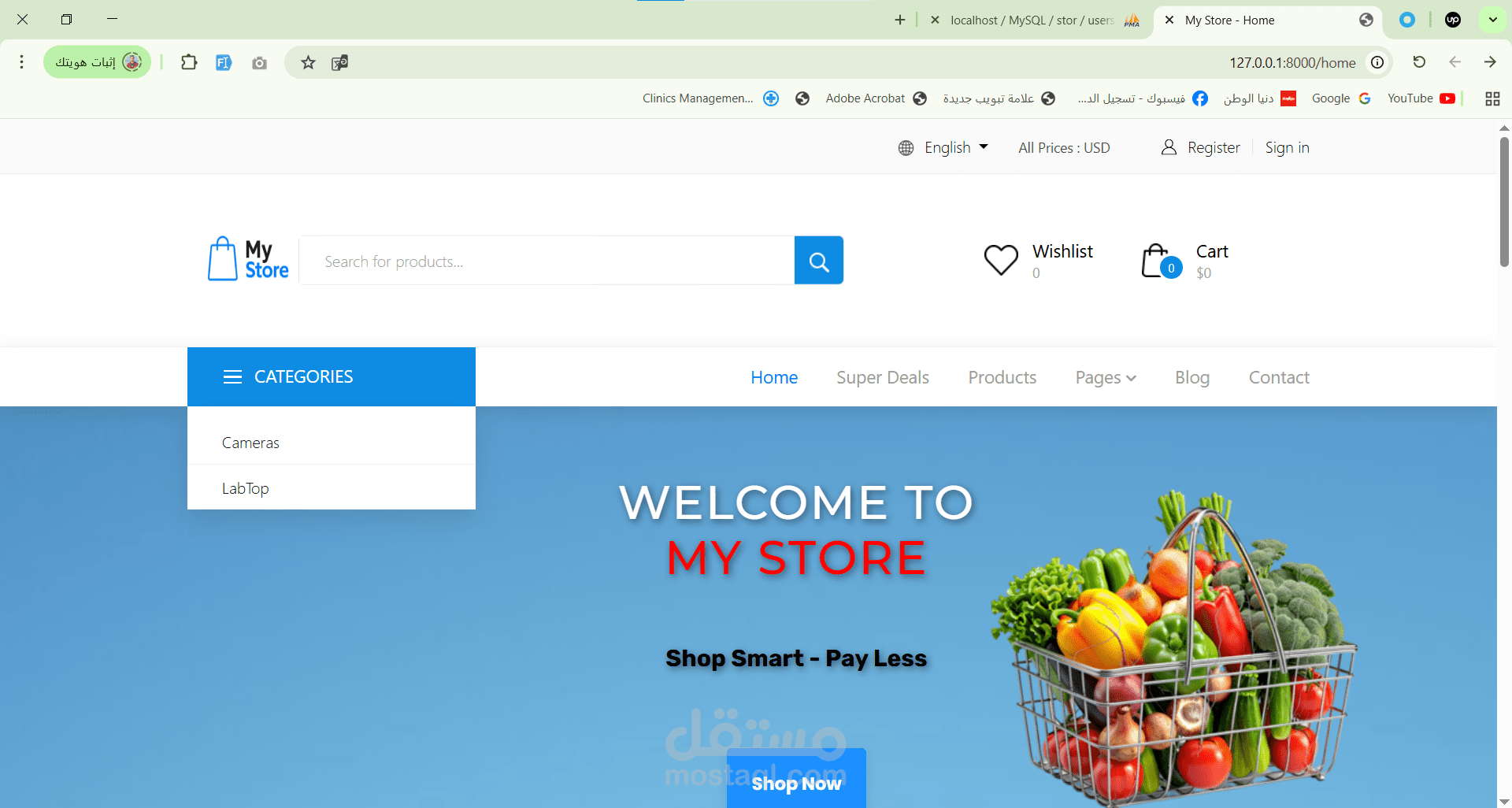 متجر إلكتروني احترافي