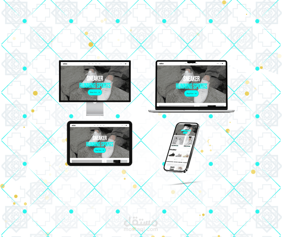 متجر إلكتروني لبيع الأحذية