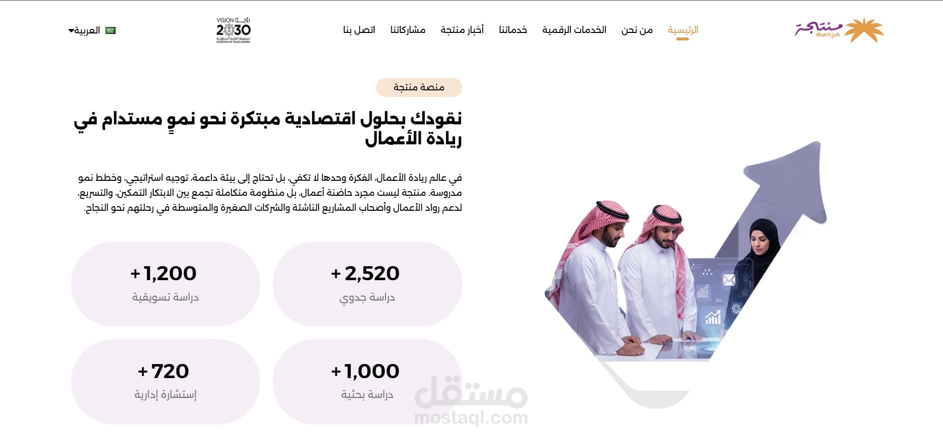 منصة تجارة إلكترونية لعرض وبيع المنتجات المحلية.