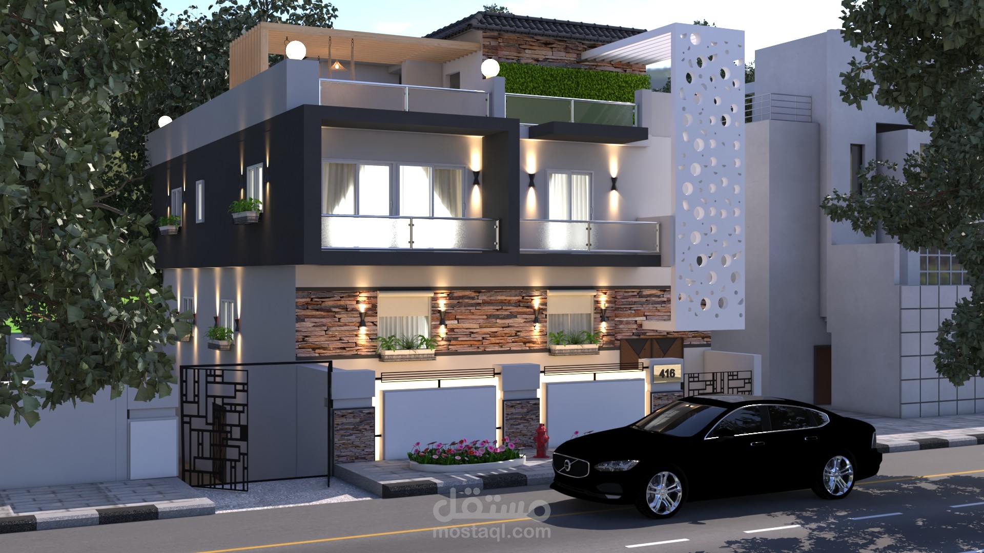 exterior villa