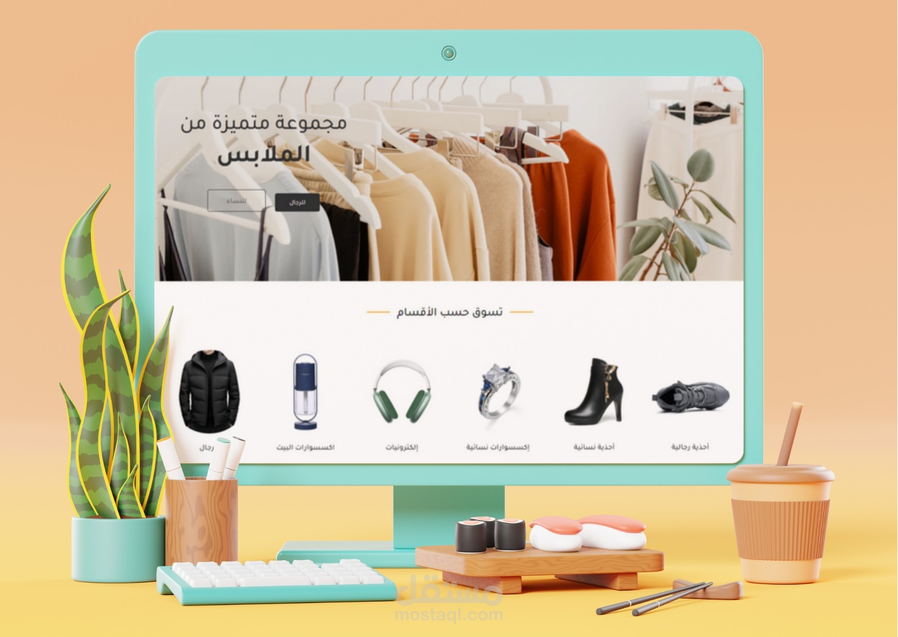 إنشاء متجر إلكتروني على منصة Shopify، متخصص في التجارة الإلكترونية