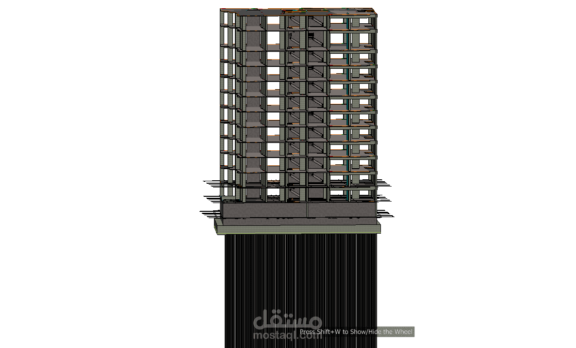 تنفيذ برج سكني