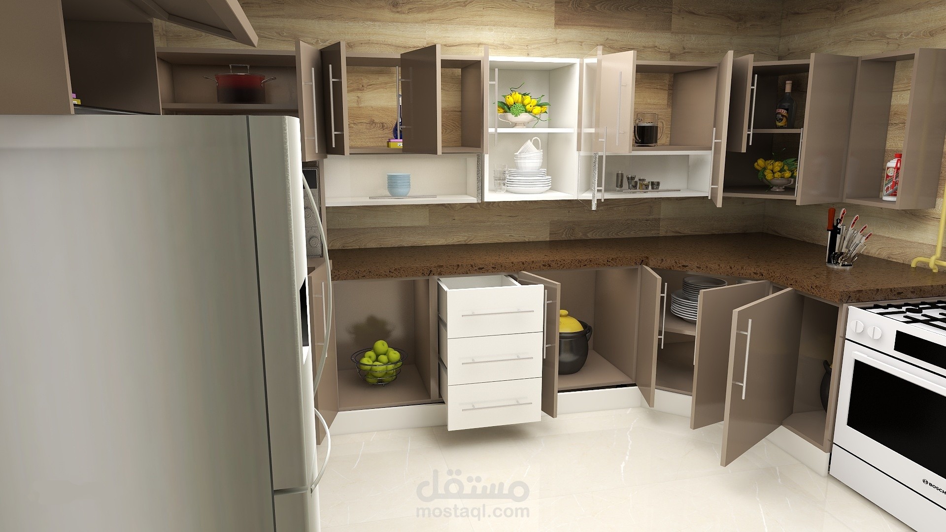 3D Design for kitchen