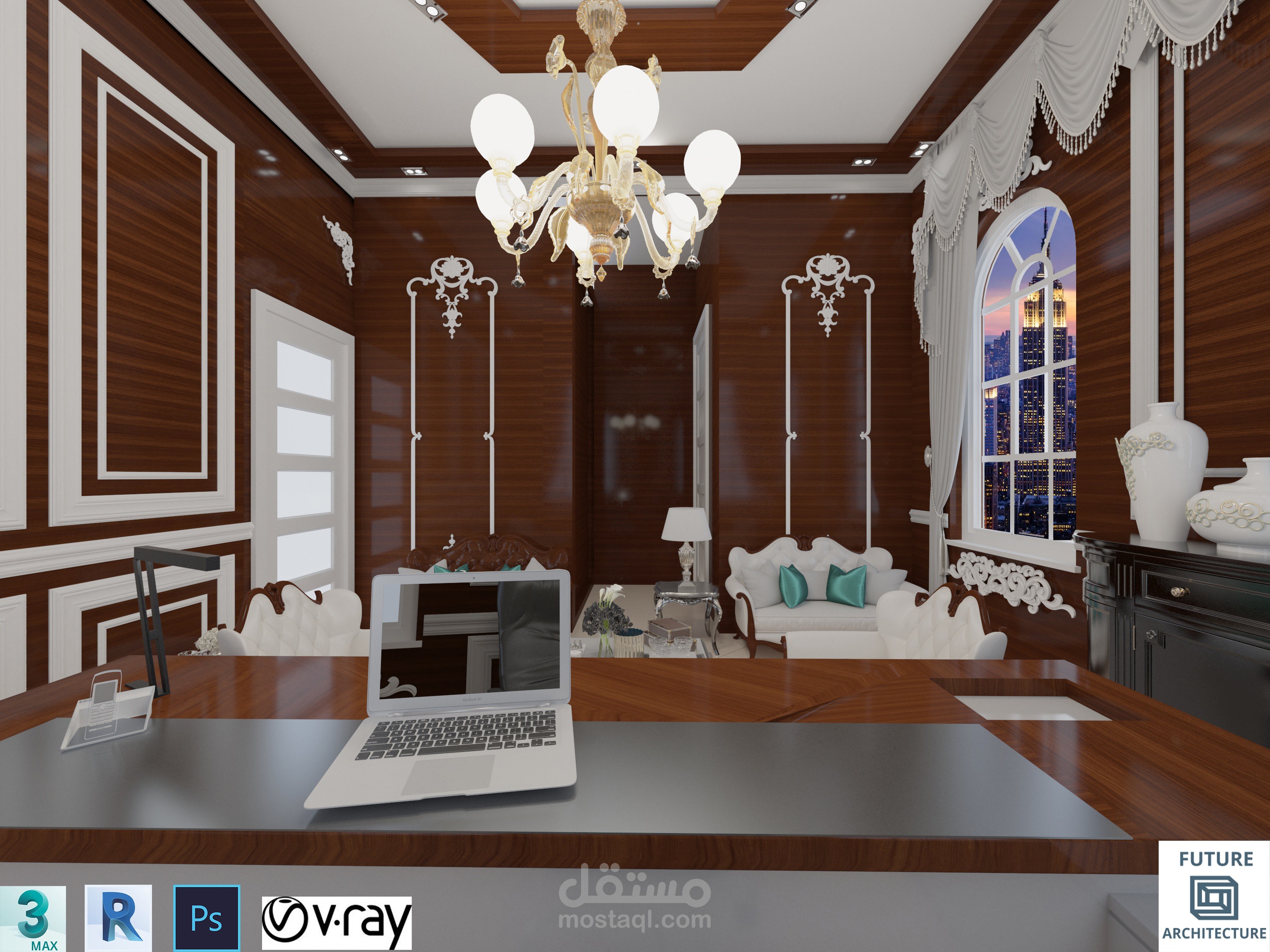 تصميم مكتب هندسي
