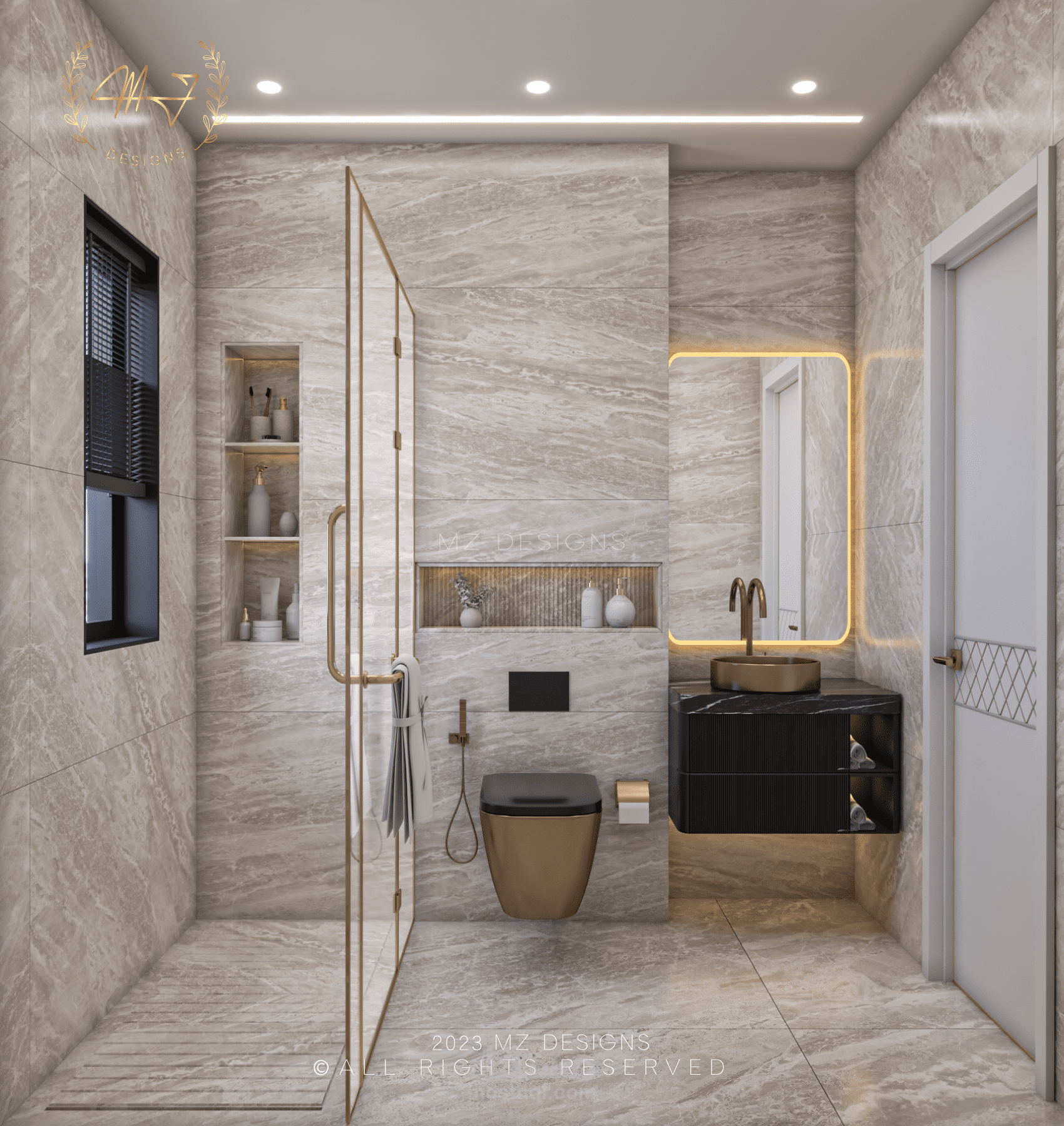 تصميم حمام اطفال