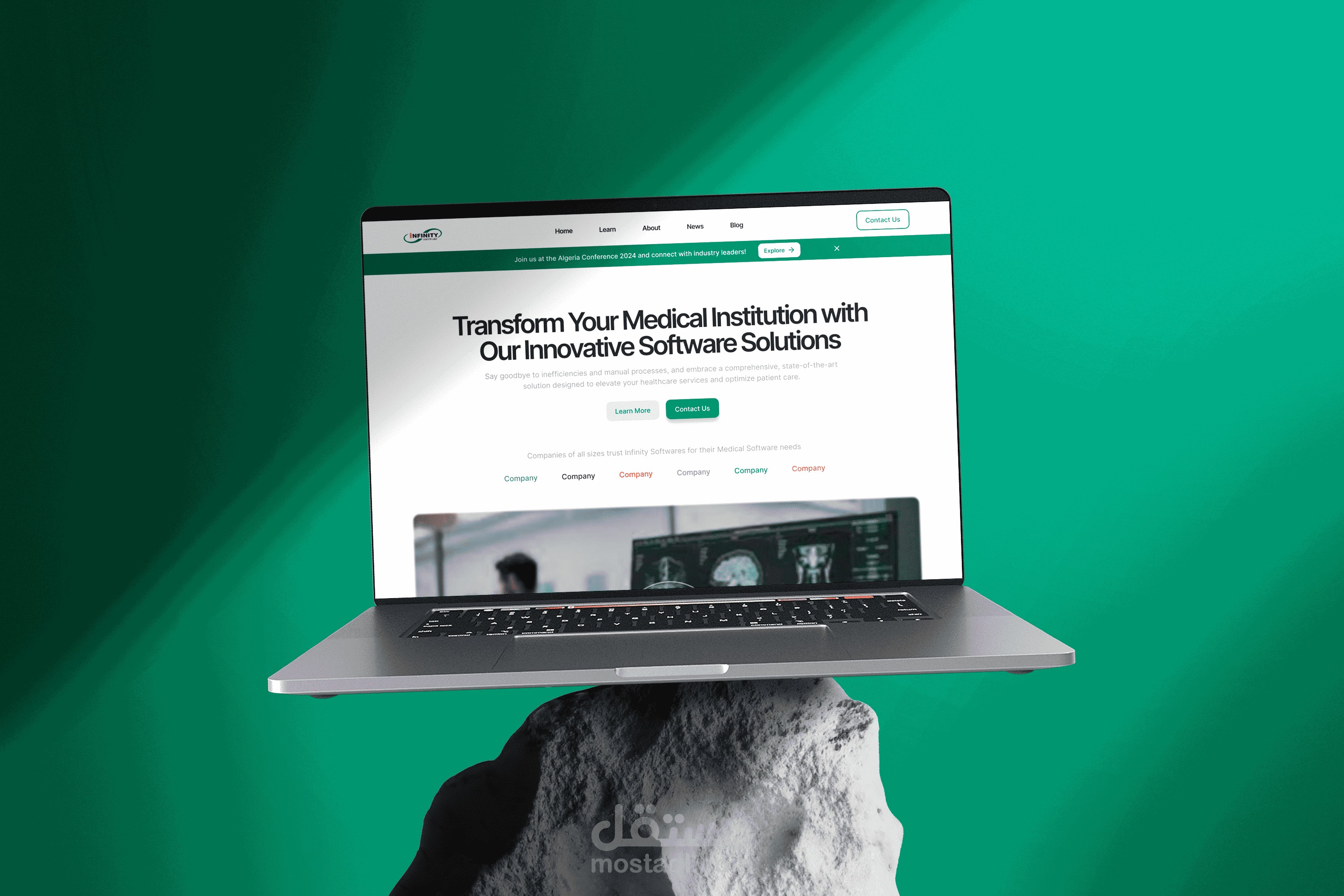 Healthcare Software Vendor Website - Enterprise Project