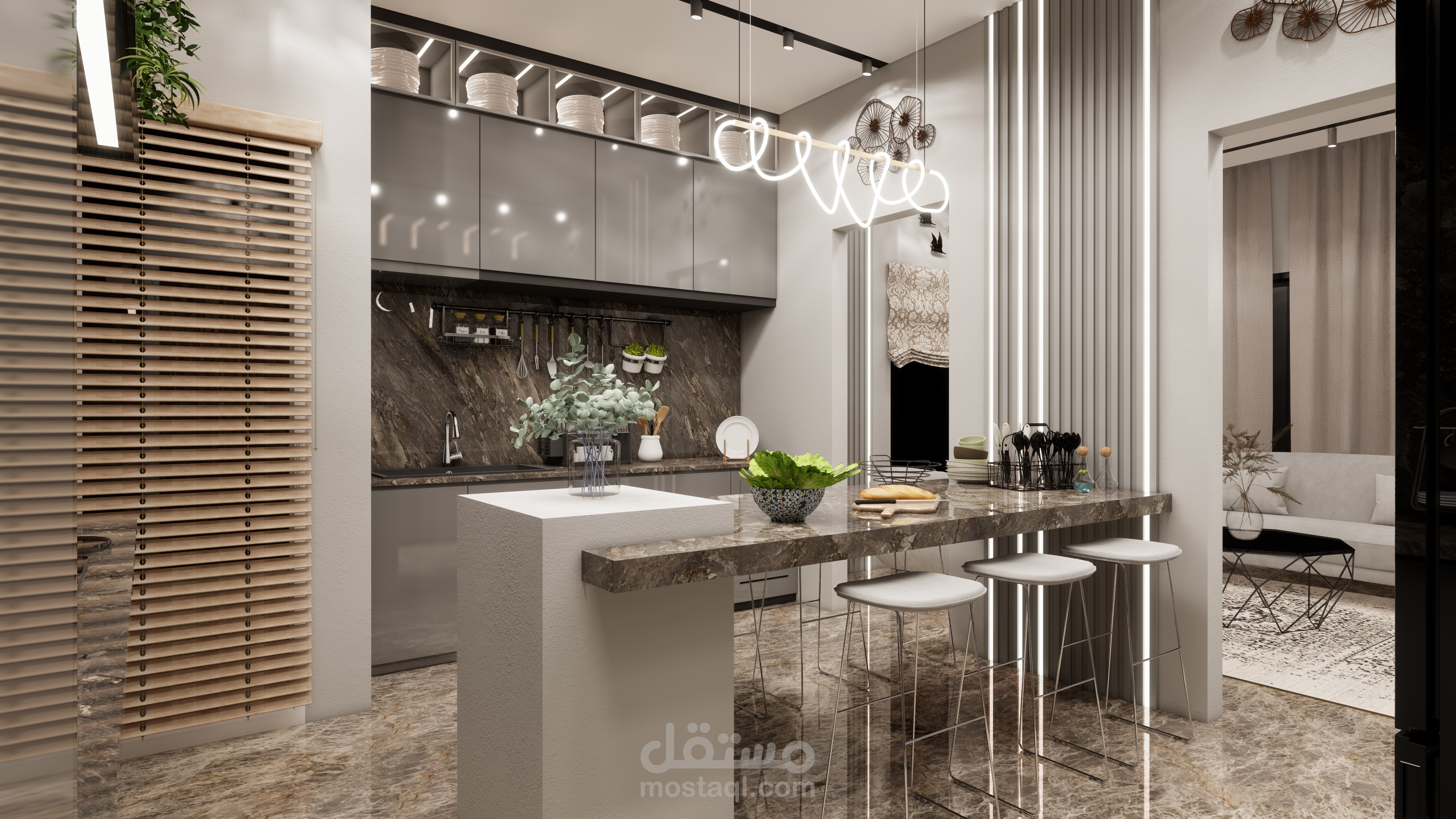 تصميم مطبخ مودرن