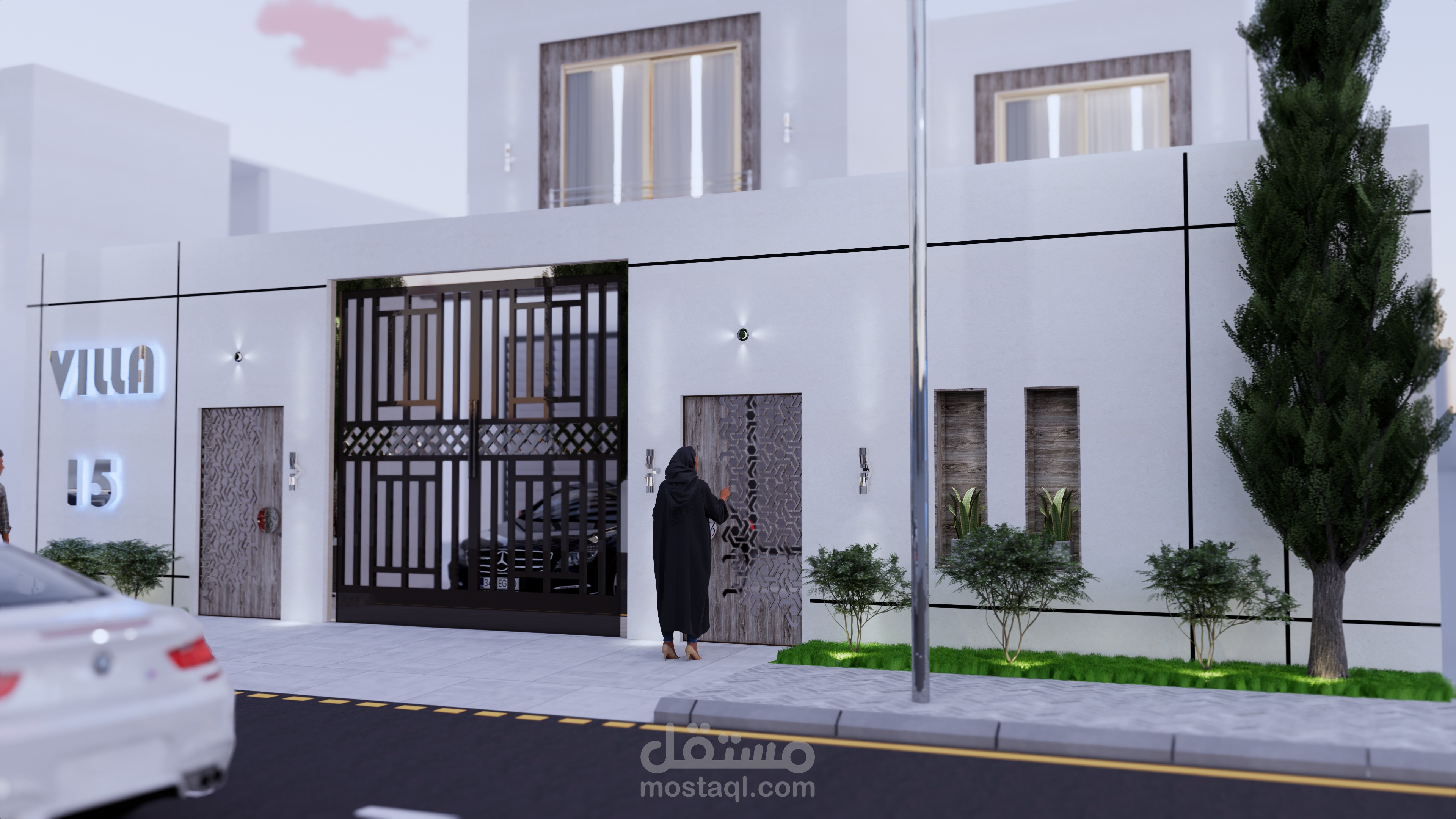 واجهه لفيلا مودرن