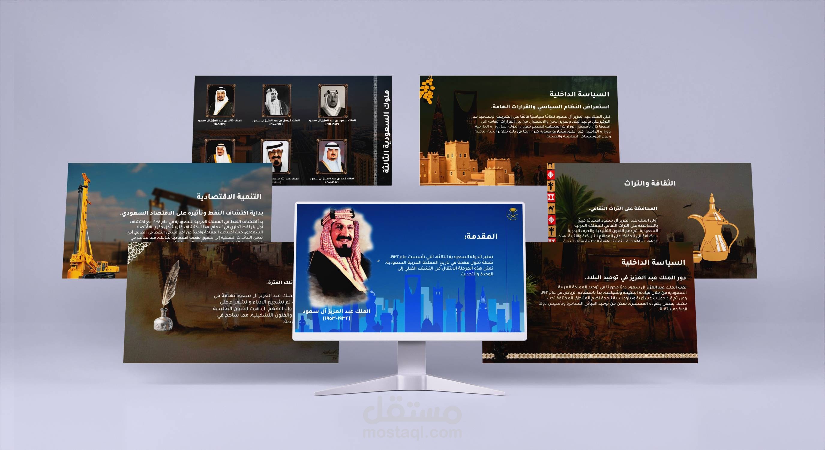 A presentation about the Third Saudi State