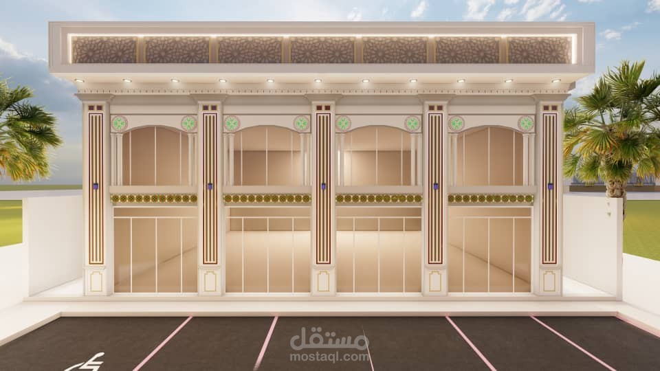 واجهه لمحل تجاري ابها -عسير