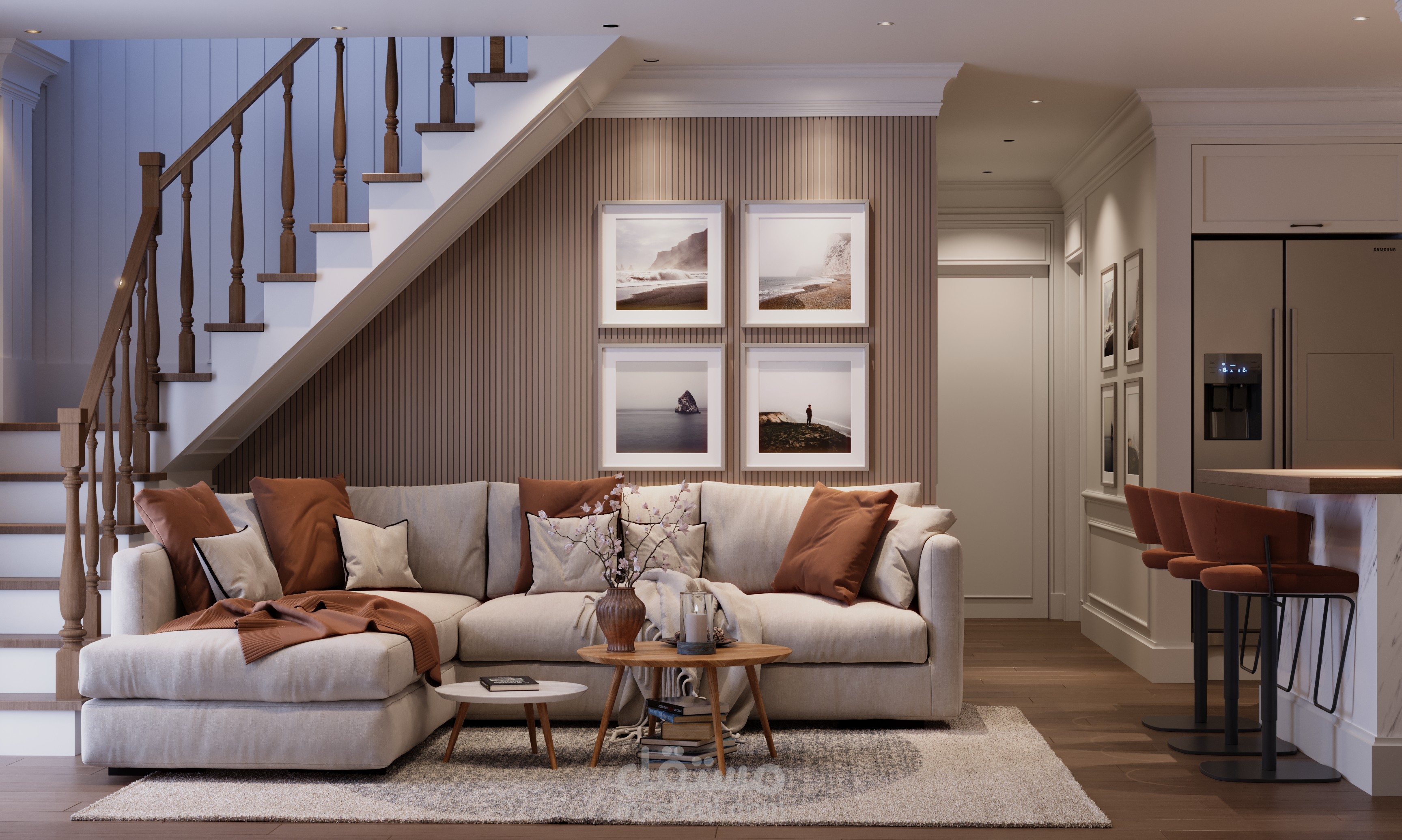 تصميم داخلي لشقه