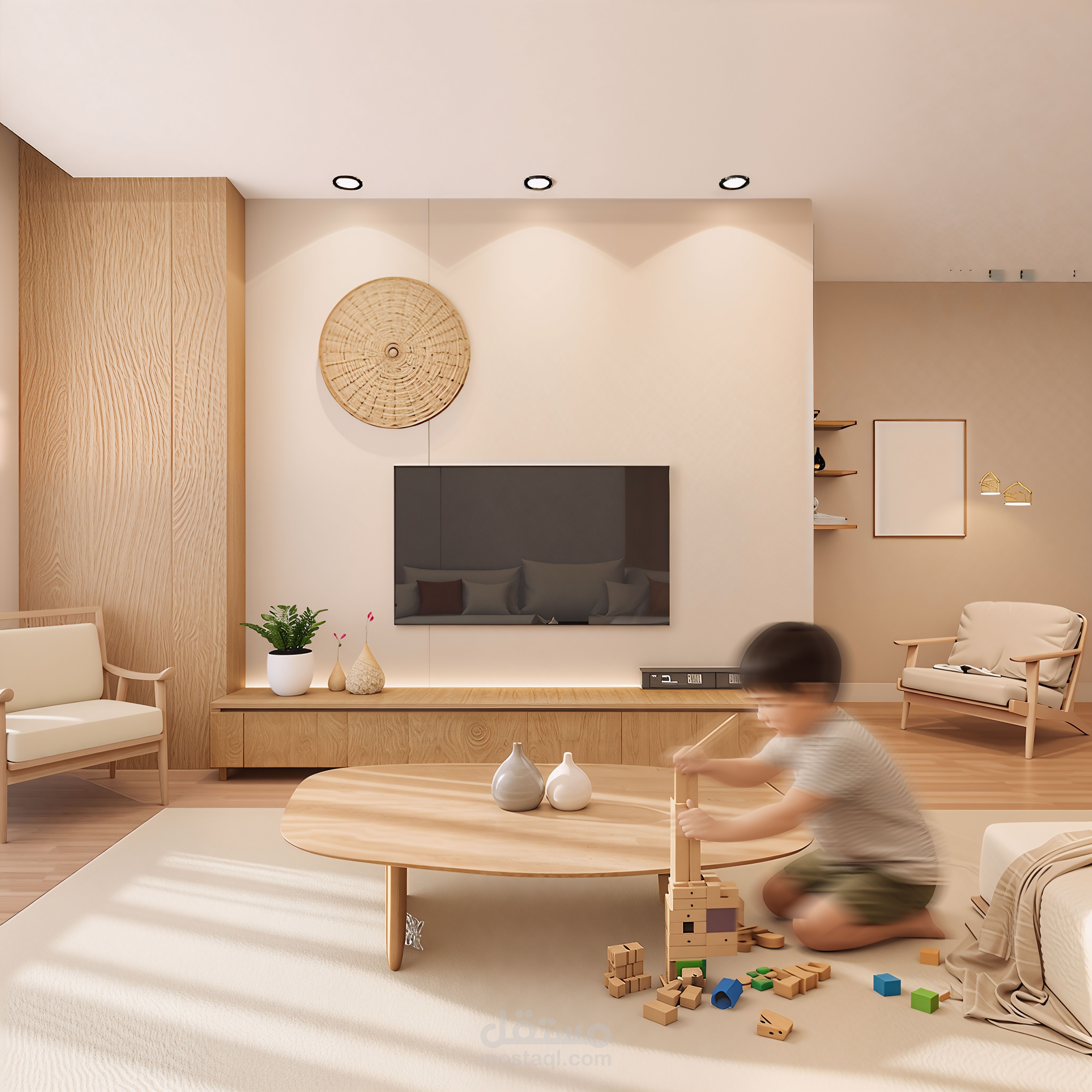 Dining and Living room design - Interior