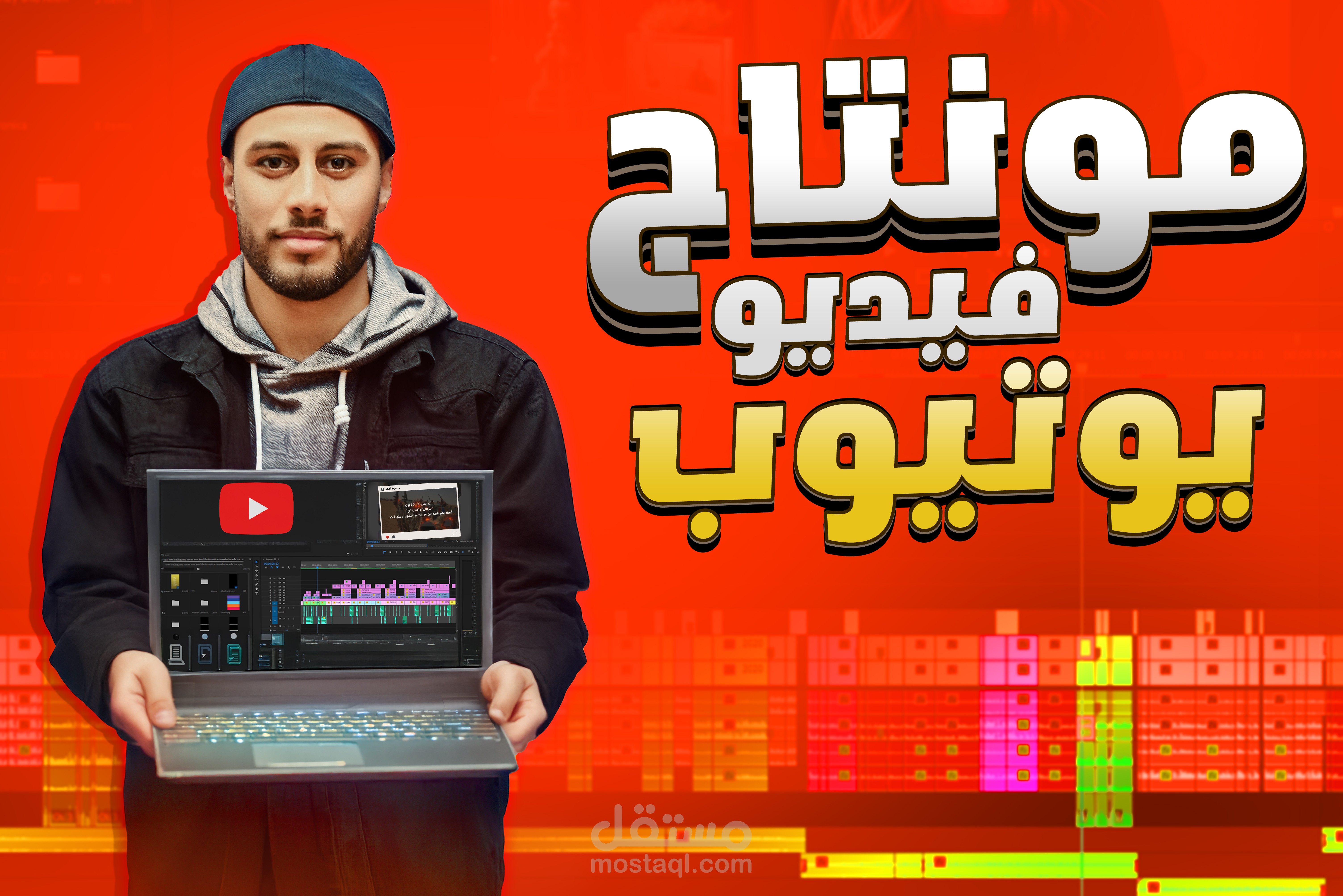 مونتاج لفيديوهات اليوتيوب باحترافية عالية