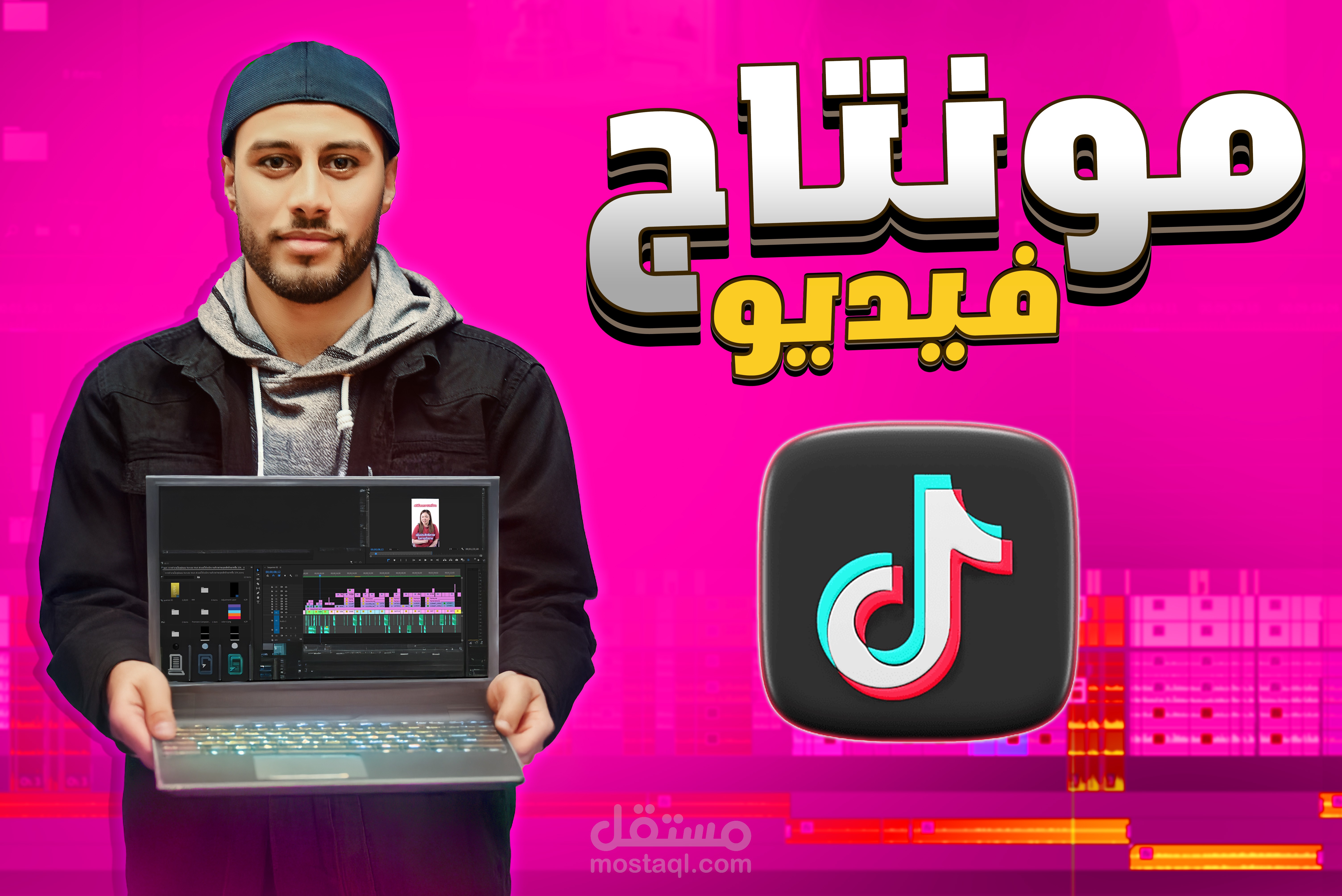 مونتاج فيديوهات تيك توك احترافية و ترند