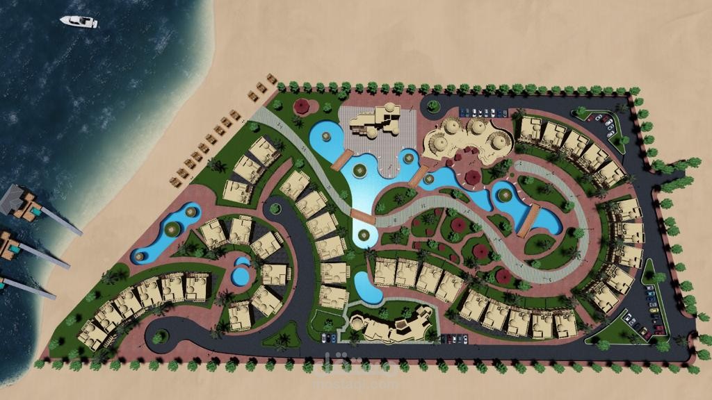 تصميم قرية سياحية