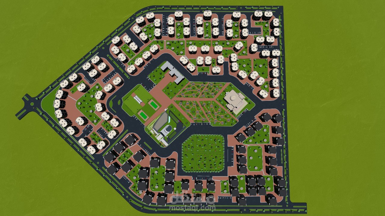 تصميم حي سكني مجاور